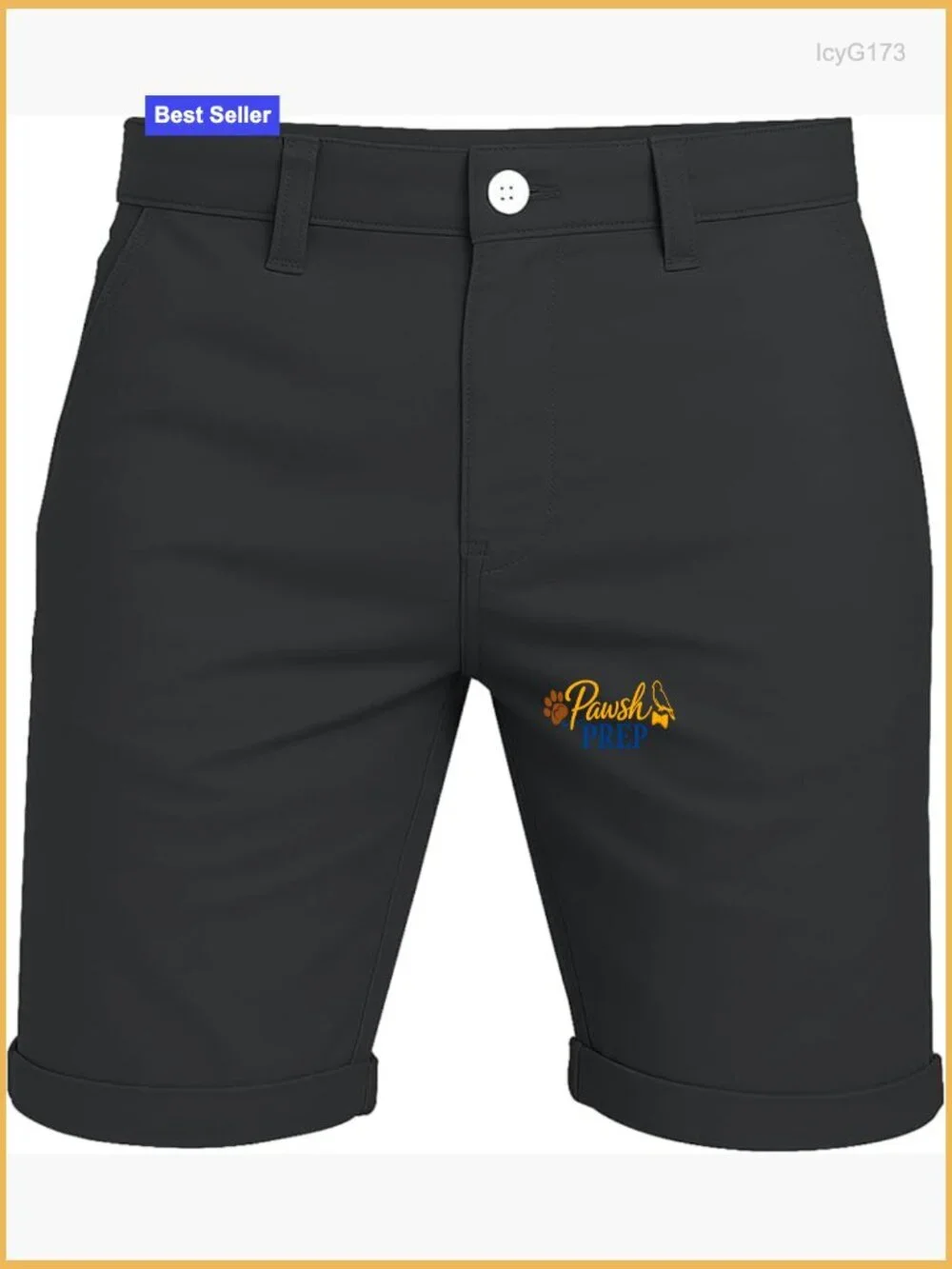 Men's Cotton Chino Cargo Shorts Flat Front Casual Half Pant